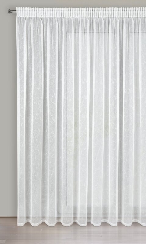 FIRANA GOTOWA KELLY NA TAŚMIE 300 X 250 CM BIAŁY