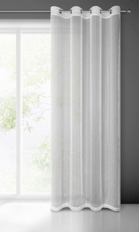 FIRANA GOTOWA NOELIA 140 X 250 CM BIAŁY