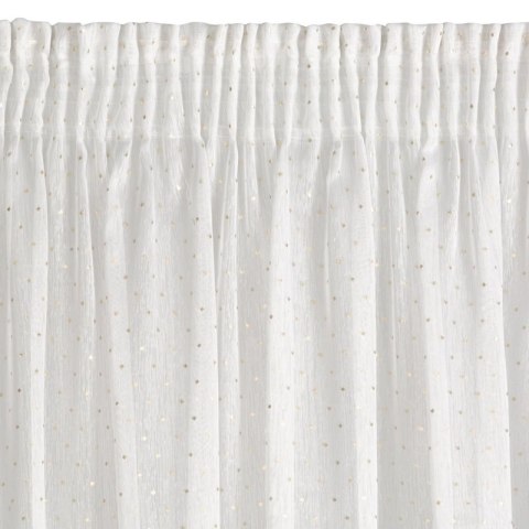 FIRANA GOTOWA SIBEL NA TAŚMIE 140 X 270 CM BIAŁY