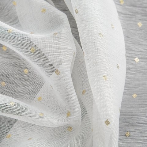 FIRANA GOTOWA SIBEL NA TAŚMIE 300 X 150 CM BIAŁY