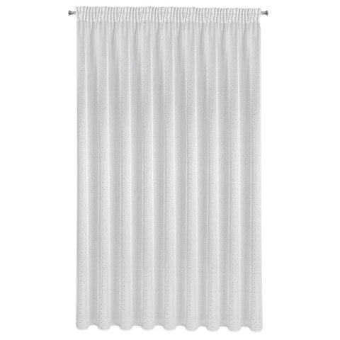 FIRANA GOTOWA SIBEL NA TAŚMIE 400 X 250 CM BIAŁY