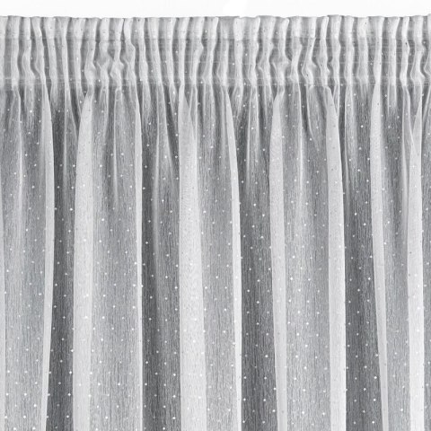 FIRANA GOTOWA SIBEL NA TAŚMIE 400 X 250 CM BIAŁY