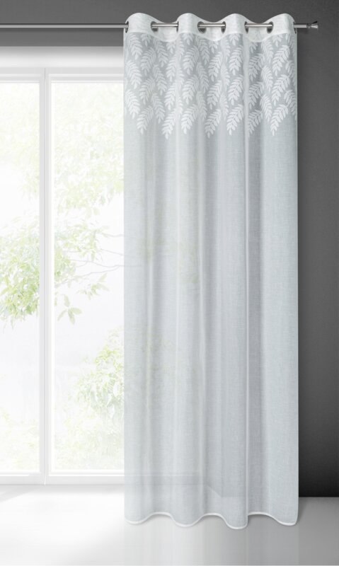 FIRANA GOTOWA ANET 140 X 250 CM BIAŁY