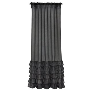 FIRANA GOTOWA DOLLY NA TAŚMIE 140 X 250 CM CZARNY