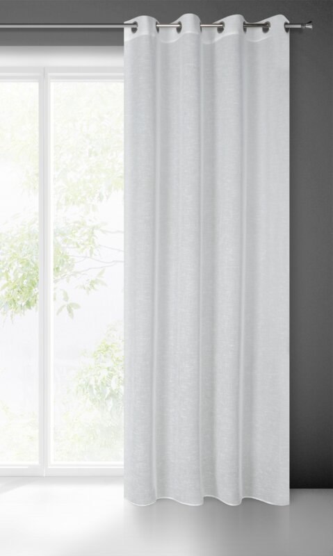 FIRANA GOTOWA LEXY 140 X 250 CM BIAŁY