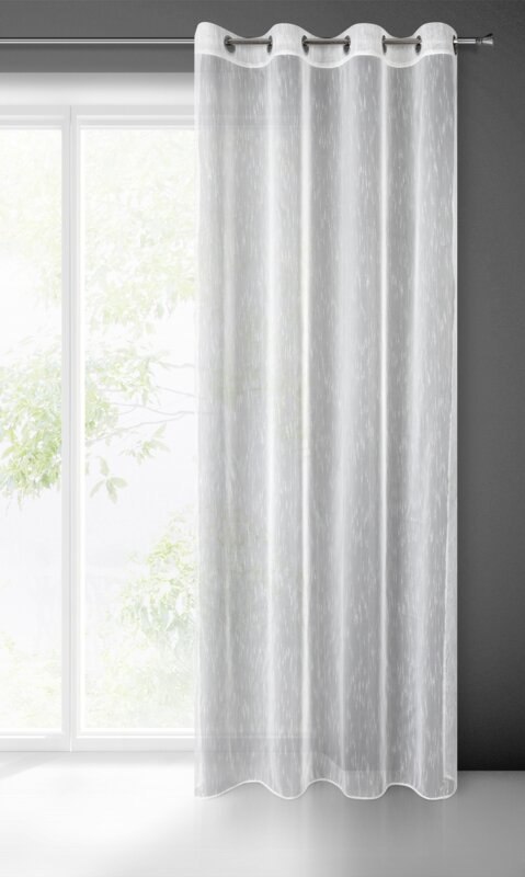 FIRANA GOTOWA NESSI 140 X 250 CM BIAŁY