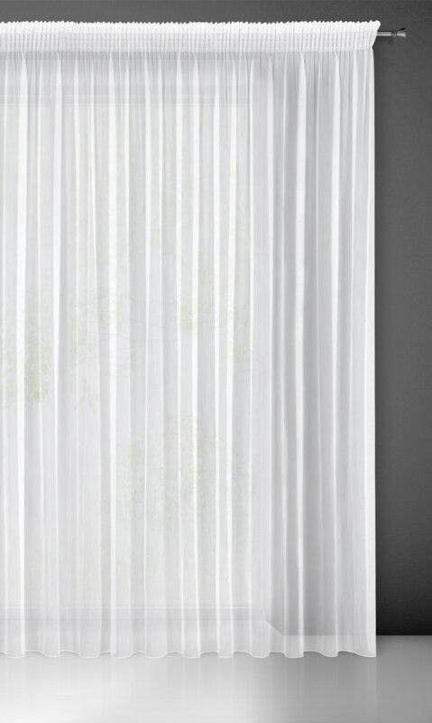 FIRANA GOTOWA NICEA NA TAŚMIE 350 X 270 CM BIAŁY