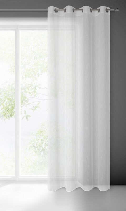 FIRANA GOTOWA CARLA 140 X 250 CM BIAŁY