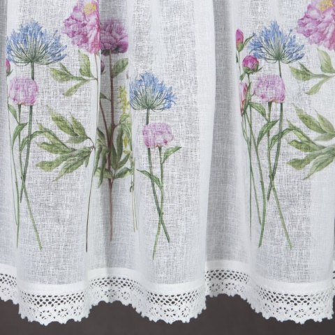 FIRANA GOTOWA LAURA 150 X 30 CM BIAŁY
