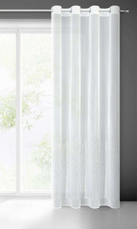 FIRANA GOTOWA SOLEI 140 X 250 CM BIAŁY