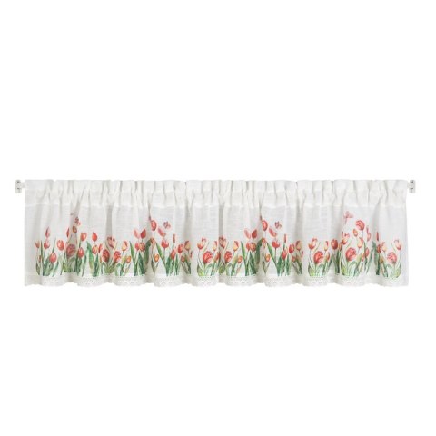 FIRANA GOTOWA STELLA NA TAŚMIE 150 X 30 CM BIAŁY