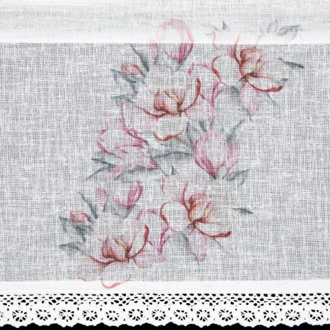 FIRANA GOTOWA SUZY 150 X 30 CM BIAŁY