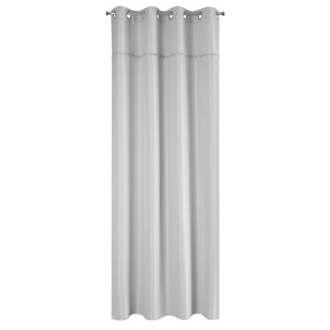 ZASŁONA GOTOWA DEFNE 135 X 260 CM STALOWY ZASŁONA GOTOWA DEFNE 135 X 260 CM STALOWY
