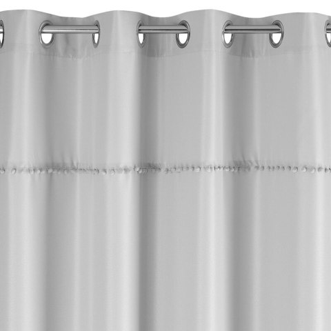ZASŁONA GOTOWA DEFNE 135 X 260 CM STALOWY ZASŁONA GOTOWA DEFNE 135 X 260 CM STALOWY