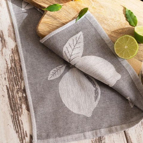 CYTRYNKA Ścierka kuchenna, rozmiar 50x70cm, kolor szary 001 (promocja) CYTRYNKA Ścierka kuchenna, rozmiar 50x70cm, kolor szary 001 (promocja)