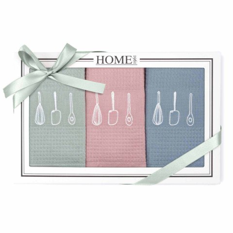 Komplet ręczników kuchennych bawełnianych HOME 1961/3x50x70/SET12 Komplet ręczników kuchennych bawełnianych HOME 1961/3x50x70/SET12
