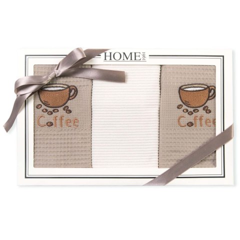 Komplet ręczników kuchennych bawełnianych HOME 1961/3x50x70/SET19 Komplet ręczników kuchennych bawełnianych HOME 1961/3x50x70/SET19