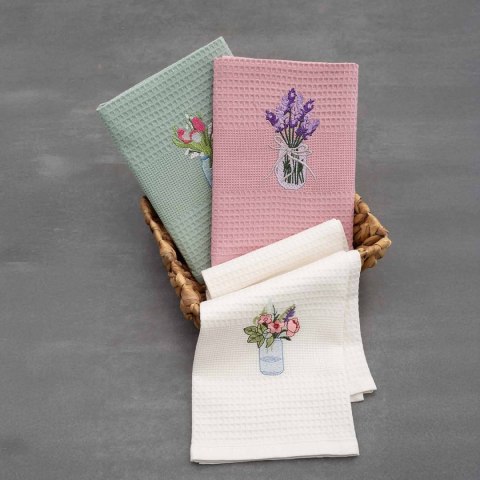 Komplet ręczników kuchennych bawełnianych HOME 1961/3x50x70/SET6 Komplet ręczników kuchennych bawełnianych HOME 1961/3x50x70/SET6