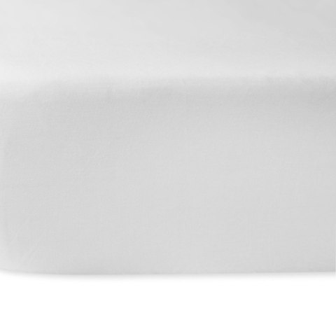 Prześcieradło satyna bawełniana biały 603/200x220 Prześcieradło satyna bawełniana biały 603/200x220