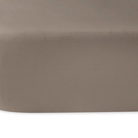Prześcieradło satyna bawełniana ciemny beż 041/200x220 Prześcieradło satyna bawełniana ciemny beż 041/200x220