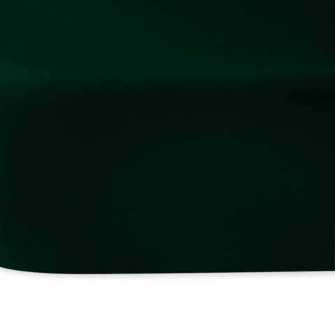 Prześcieradło satyna bawełniana zieleń butelkowa 036/160x220 Prześcieradło satyna bawełniana zieleń butelkowa 036/160x220