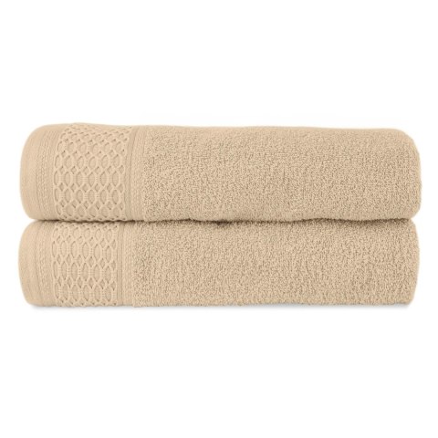 Ręcznik D Bawełna 100% Solano Beż + Cappuccino (P) 2x50x90+2x70x140 kpl. Ręcznik D Bawełna 100% Solano Beż + Cappuccino (P) 2x50x90+2x70x140 kpl.