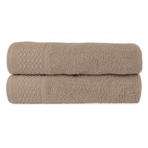 Ręcznik D Bawełna 100% Solano Beż + Ciemny Brąz (P) 2x50x90+2x70x140 kpl. Ręcznik D Bawełna 100% Solano Beż + Ciemny Brąz (P) 2x50x90+2x70x140 kpl.
