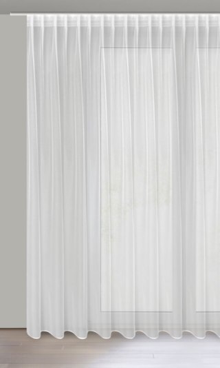 FIRANA GOTOWA TONIA NA TAŚMIE 400 X 300 CM BIAŁY