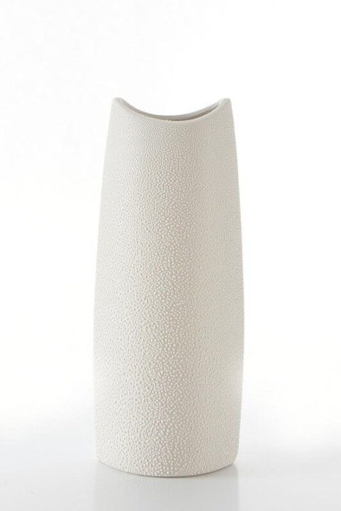 WAZON DEKORACYJNY RISO 14 X 9 X 35 CM KREMOWY WAZON DEKORACYJNY RISO 14 X 9 X 35 CM KREMOWY