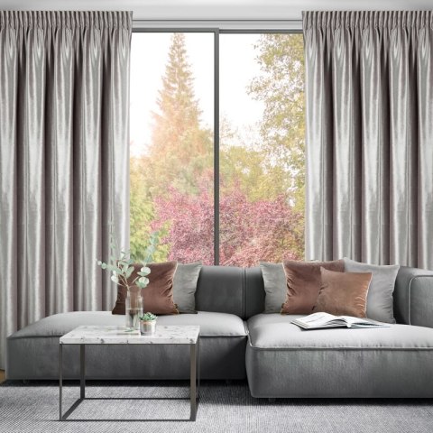 ZASŁONA GOTOWA CAMERON NA TAŚMIE 140 X 270 CM BEŻOWY