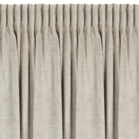 ZASŁONA GOTOWA NESKA NA TAŚMIE 140 X 270 CM JASNOBEŻOWY ZASŁONA GOTOWA NESKA NA TAŚMIE 140 X 270 CM JASNOBEŻOWY