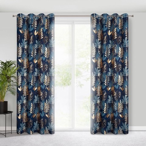 ZASŁONA GOTOWA RINA 140 X 250 CM GRANATOWY ZASŁONA GOTOWA RINA 140 X 250 CM GRANATOWY