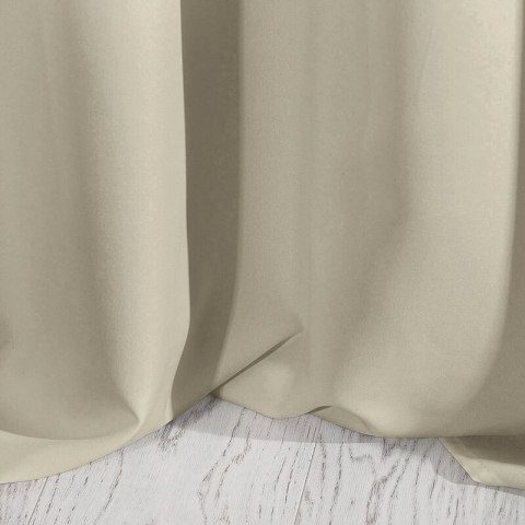 ZASŁONA GOTOWA RITA NA TAŚMIE 140 X 270 CM CIEMNOBEŻOWY ZASŁONA GOTOWA RITA NA TAŚMIE 140 X 270 CM CIEMNOBEŻOWY