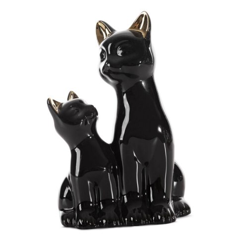 FIGURKA DEKORACYJNA CAT 15 X 11 X 22 CM CZARNY FIGURKA DEKORACYJNA CAT 15 X 11 X 22 CM CZARNY