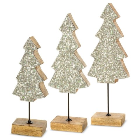 FIGURKA ŚWIATECZNA D13 11 X 5 X 30 CM SREBRNY FIGURKA ŚWIATECZNA D13 11 X 5 X 30 CM SREBRNY
