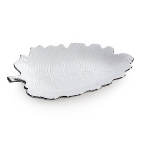 PATERA DEKORACYJNA ALMA (02) 26 X 18 X 4 CM BIAŁY PATERA DEKORACYJNA ALMA (02) 26 X 18 X 4 CM BIAŁY