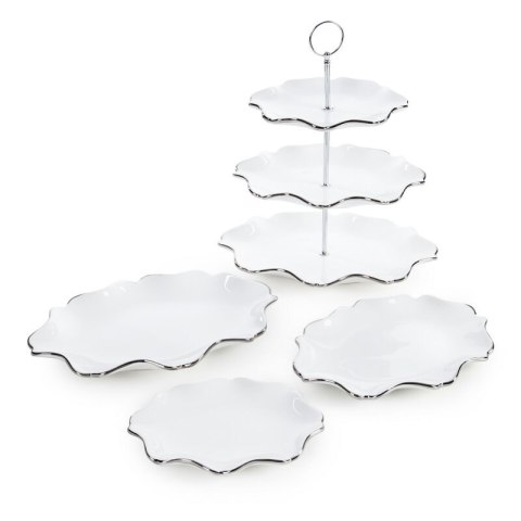 PATERA DEKORACYJNA AUREN (04) 30 X 21 X 54 CM BIAŁY PATERA DEKORACYJNA AUREN (04) 30 X 21 X 54 CM BIAŁY