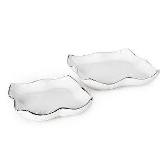 PATERA DEKORACYJNA TONY (02) 20 X 20 X 5 CM BIAŁY