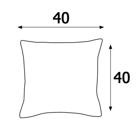 Poszewka satyna bawełna niebieski 009/40x40. Poszewka satyna bawełna niebieski 009/40x40.