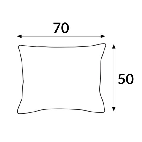 Poszewka satyna bawełna niebieski 009/50x70 Poszewka satyna bawełna niebieski 009/50x70