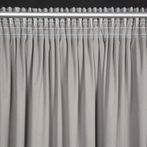 ZASŁONA GOTOWA AVENA NA TAŚMIE 135 X 270 CM STALOWY ZASŁONA GOTOWA AVENA NA TAŚMIE 135 X 270 CM STALOWY
