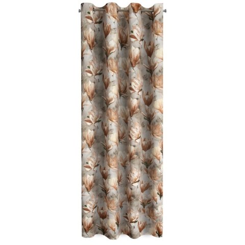 ZASŁONA GOTOWA LARI 140 X 250 CM CIEMNOBEŻOWY