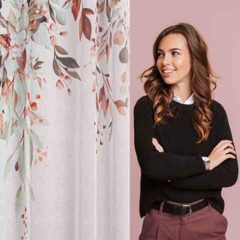 ZASŁONA GOTOWA MEG 140 X 260 CM BIAŁY