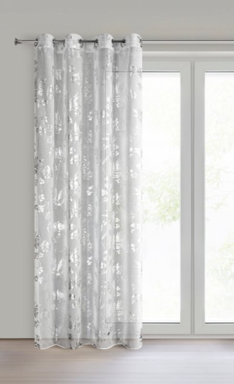 FIRANA GOTOWA DELIA 140 X 250 CM BIAŁY FIRANA GOTOWA DELIA 140 X 250 CM BIAŁY