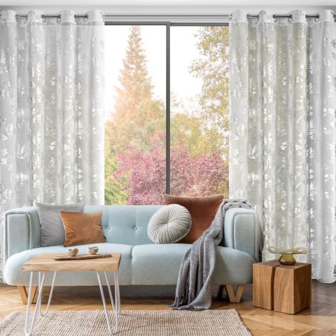 FIRANA GOTOWA DELIA 140 X 250 CM BIAŁY FIRANA GOTOWA DELIA 140 X 250 CM BIAŁY