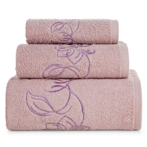 KOMPLET RĘCZNIKÓW 3 56 X 36 X 7 CM PUDROWY KOMPLET RĘCZNIKÓW 3 56 X 36 X 7 CM PUDROWY