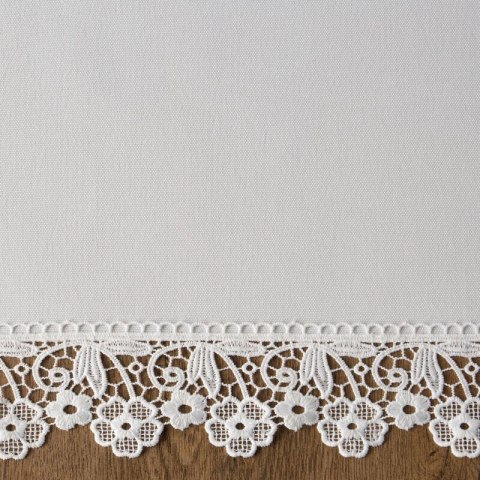 OBRUS CINDY 145 X 260 CM BIAŁY