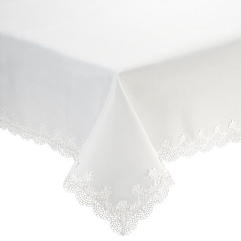 OBRUS RITA 140 X 220 CM BIAŁY