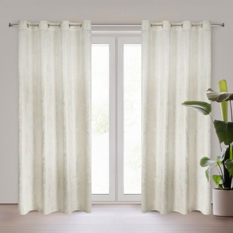 ZASŁONA GOTOWA DARA 140 X 250 CM KREMOWY