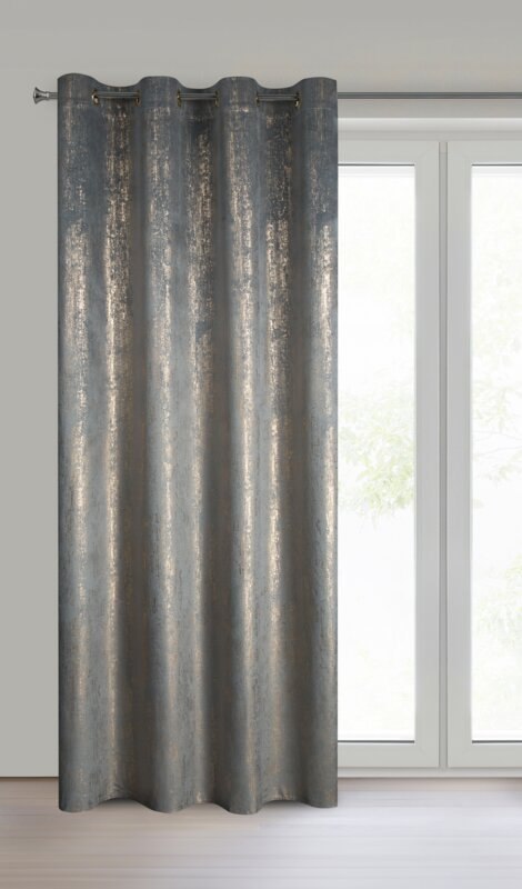 ZASŁONA GOTOWA DARA 140 X 250 CM SREBRNY